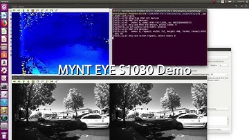 MYNT EYE S1030 3D Depth Camera Demo Indoor-Outdoor, Depth Map, Point Cloud