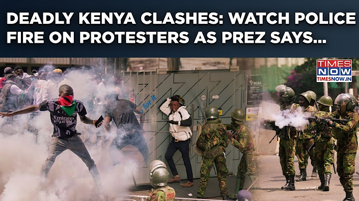 Deadly Kenya Protests: Police Fire Gunshots, Tear Gas- Watch Scary Nairobi Scenes| Prez Ruto Says...