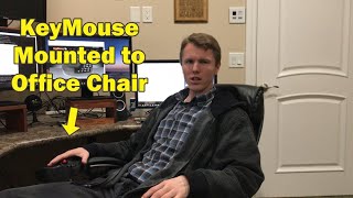 Keymouse Track Mounted To Office Chair - Efficient Comfortable