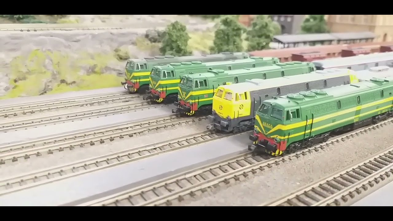 Las 333 de HISPATREN todas las numeraciones en escala N