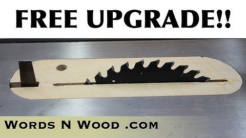 Free Tablesaw Splitter (WnW #101)