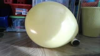 So Slow motion vape balloon pop
