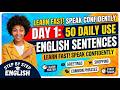 Daily Use Simple English Sentences | Speaking English Practice | English Speaking Practice | Spoken
