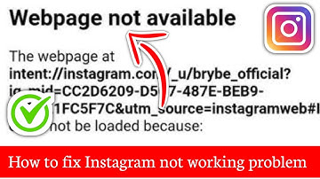 How to Fix Instagram App Not Opening, Crashing & Webpage Issues | Instagram Not Working 2025