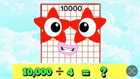 NUMBERBLOCKS GIANT NUMBERS DIVISIBLE BY 4 | DIVISION OF BIG NUMBER | LEARN TO COUNT | hello george