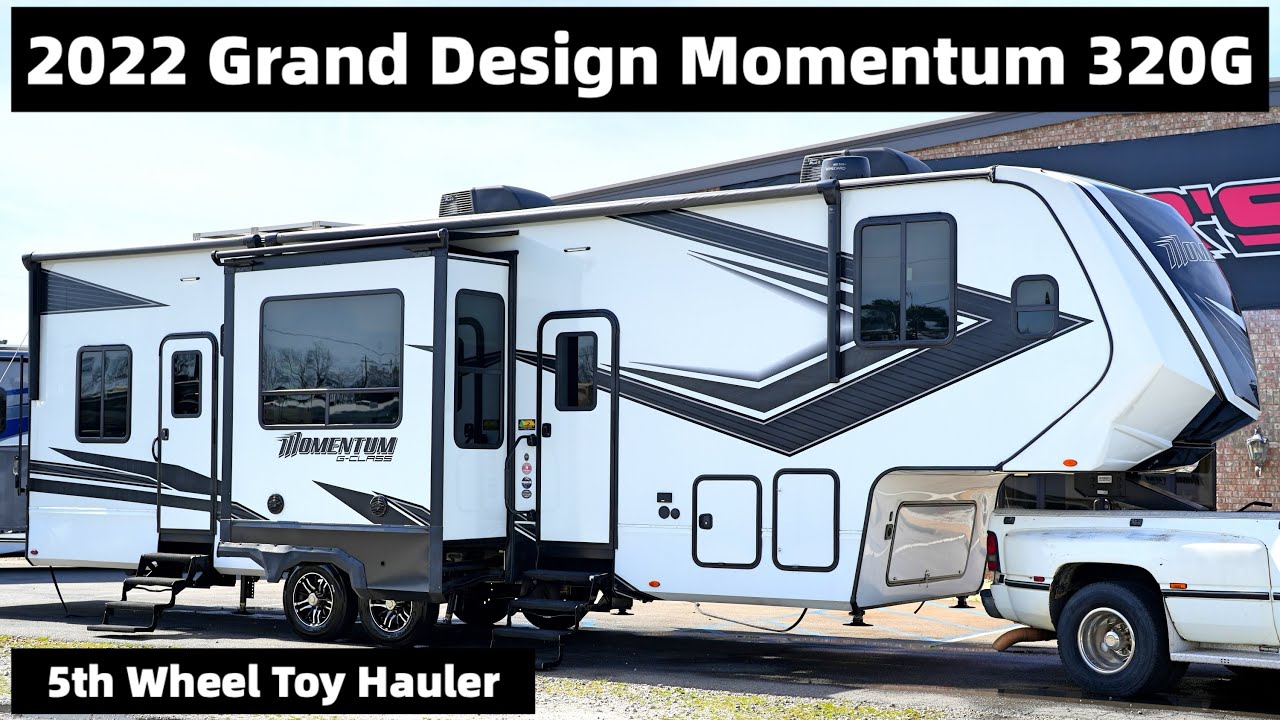 2022 Grand Design Momentum 320G 5th Wheel TOY HAULER from Porter's RV ...