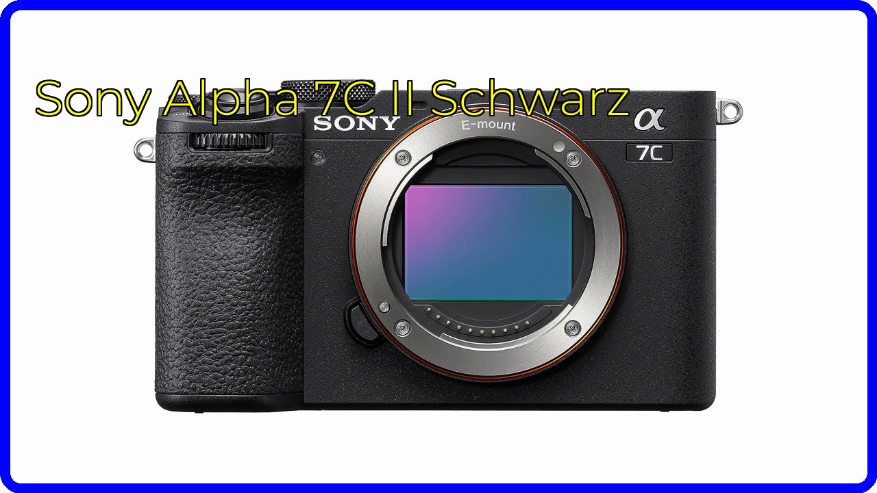BEWERTUNG (2024): Sony Alpha 7C II Schwarz. WESENTLICHE Einzelheiten ...