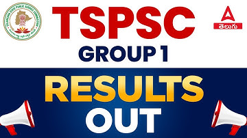 TSPSC GROUP 1 RESULTS OUT!!📢