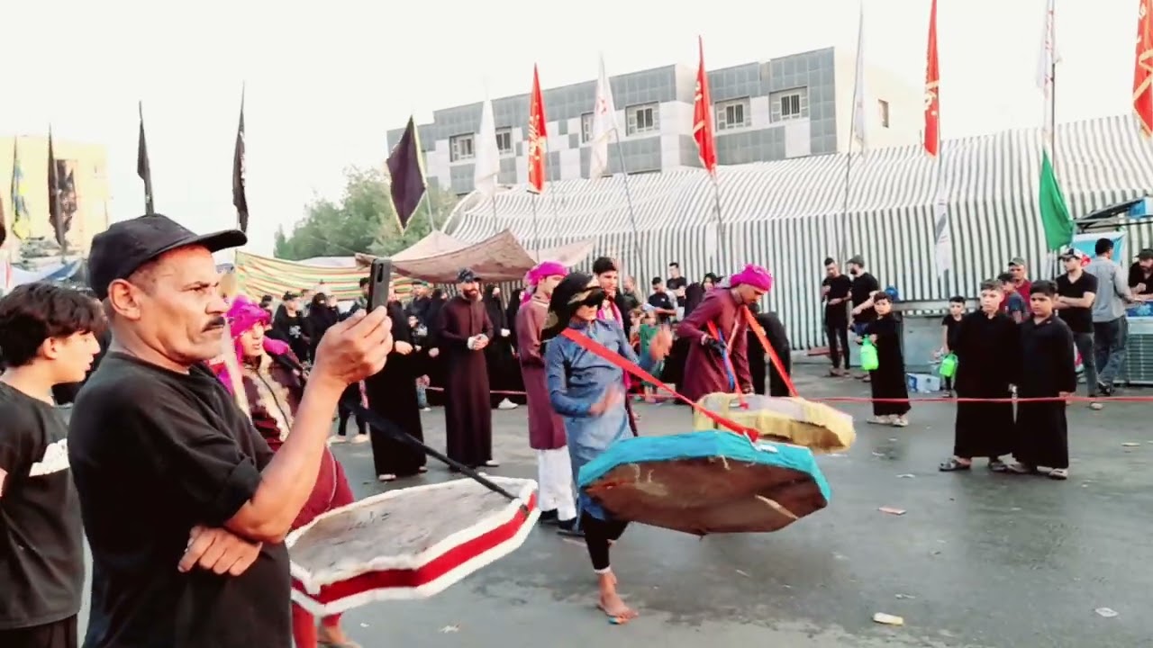 موكب مجانين ابا الفضل أهالي الديوانيه ١٤٤٤ هجريه