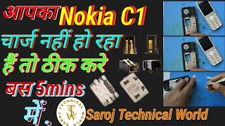 Nokia C1 Not Charging Problem Solution  Nokia C1 Charging Nahi Ho Raha Hai 