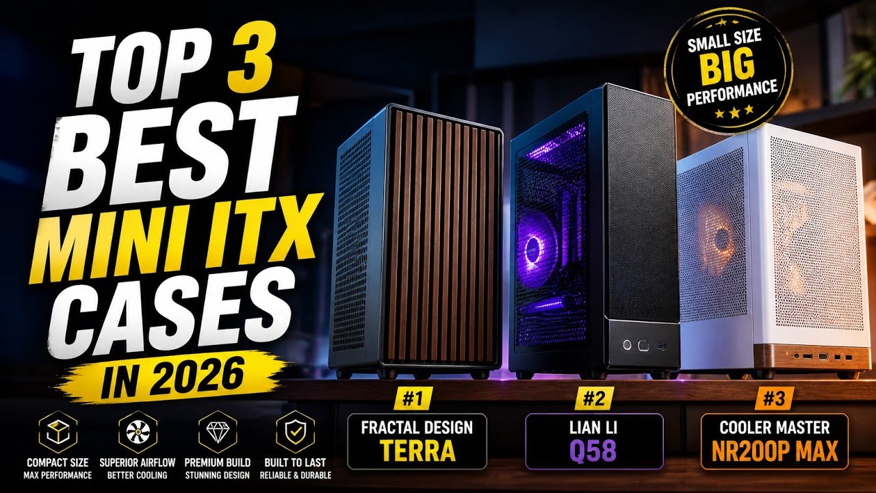 Top 3 Best Mini ITX Cases In 2026 - YouTube