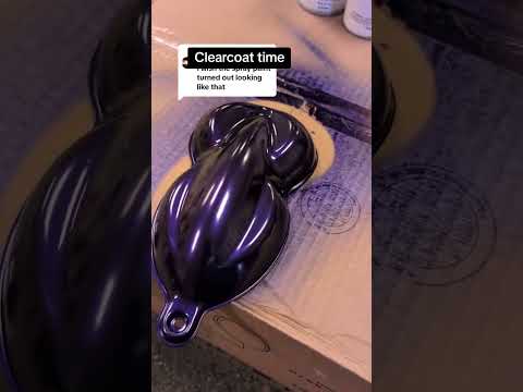 Purple Automotive Paint Spray Can