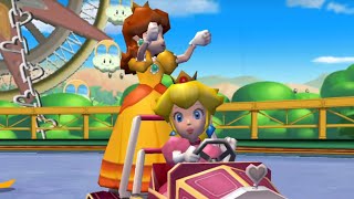 GameCube Longplay - Mario Kart: Double Dash!! Full Game (Peach and Daisy)