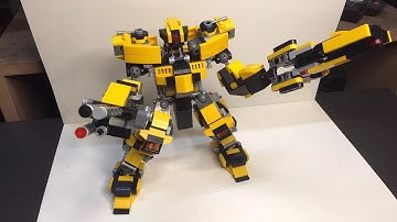 LEGO Thunder Mech Gundam Terminator Unofficial Stop Motion / Speed Build @MuchMoreBricks @BHobby
