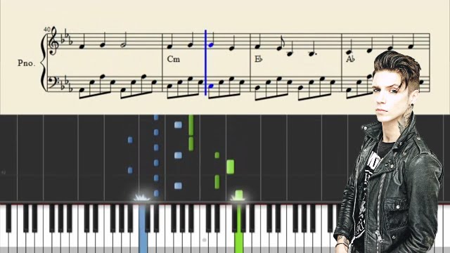 Andy Black - We Don't Have To Dance - Piano Tutorial + Sheets