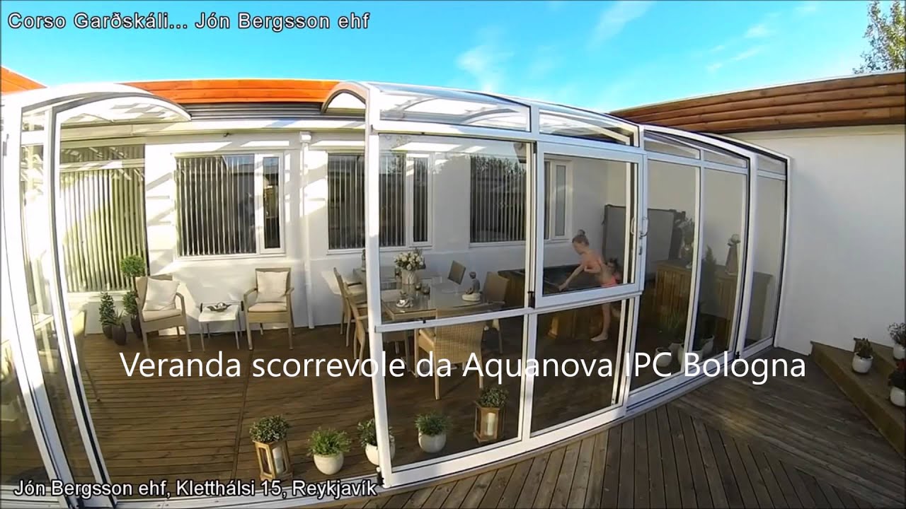 Veranda terrazzo / pergola per i terrazzi / coperture scorrevoli / coperture per piscine aquanova Coperture per terrazzi esterni