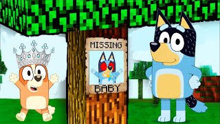 Princess Bingo Find Evil Baby Bluey in Minecraft