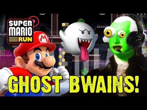 ZGW PLAYS - Super Mario Run - World 2 - Ghost Bwains!