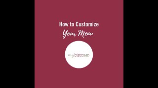 How to Customize My bistroMD Menu | Video Tutorial