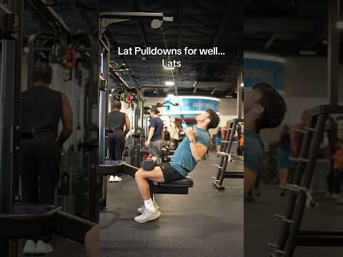 How to do Lat Pulldowns for… your Lats (and not elsewhere haha)