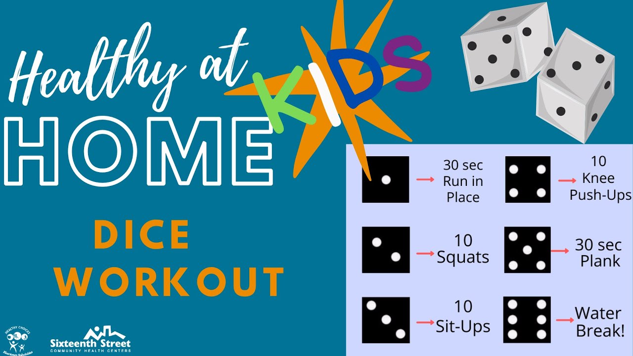 Kids Dice Workout YouTube