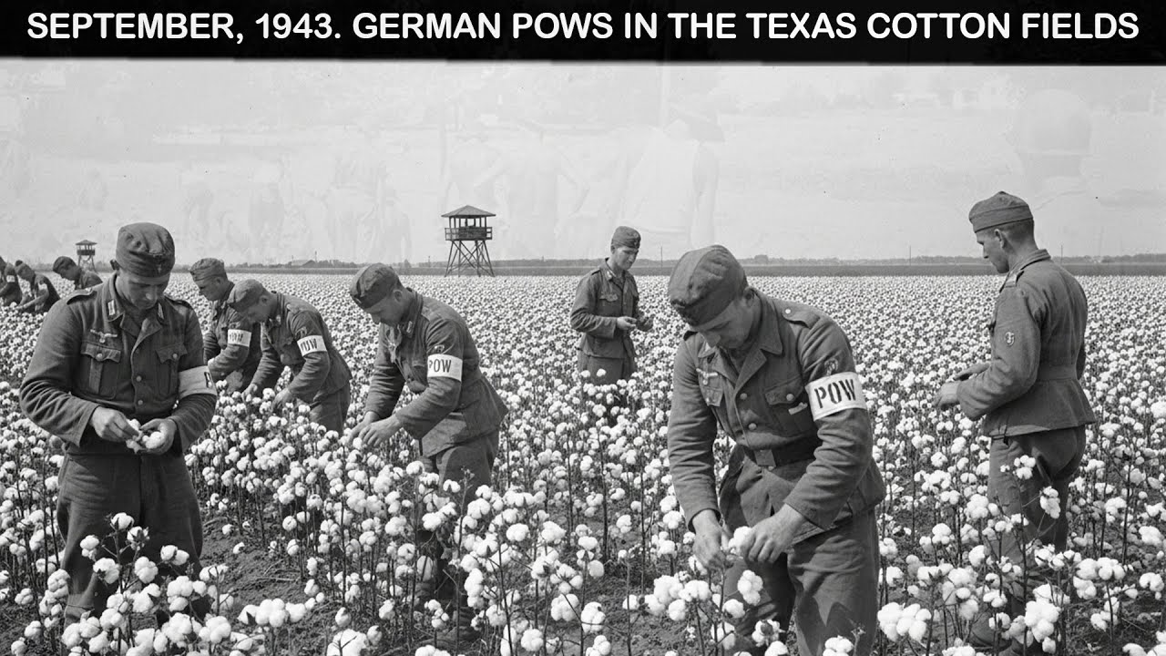 German POWs Were SHOCKED: Earning Money in American Cotton Fields| WW2