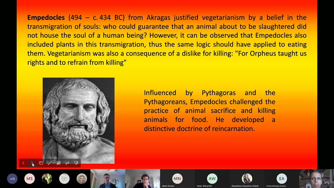 The Perception of Climate and Nature in the Ancient Societies: Antispecism and Vegetarianism...