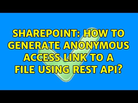 Sharepoint: How to generate anonymous access link to a file using REST API?