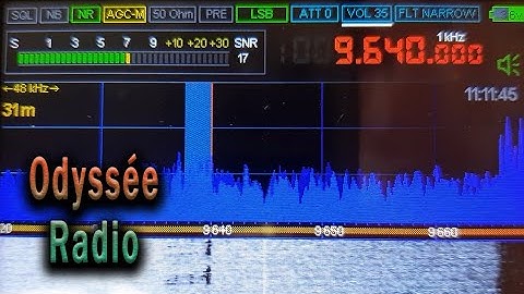 Odyssée Radio -- 9640  kHz LSB / 2025-11-16