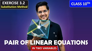 Class 10 Maths Exercise 3.2 | Pair of linear equations in two variables | ncert | cbse