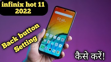 How To Hide Navigation Button in Infinix hot 11 2022,Hide Back Button Setting in Infinix hot 11 2022