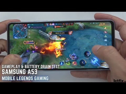 Samsung Galaxy A53 Mobile Legends Gaming test | Exynos 1280, 120Hz Display