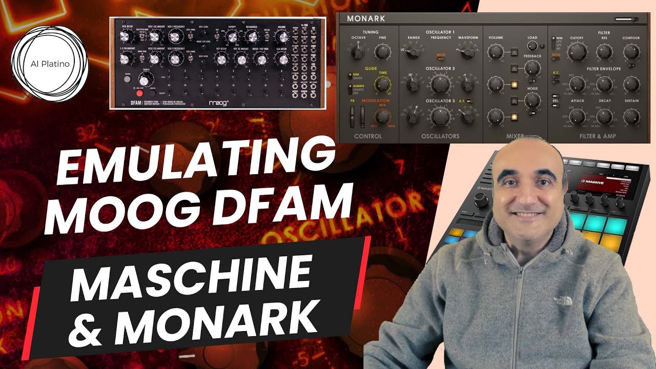 How to emulate Moog DFAM with Maschine and MONARK