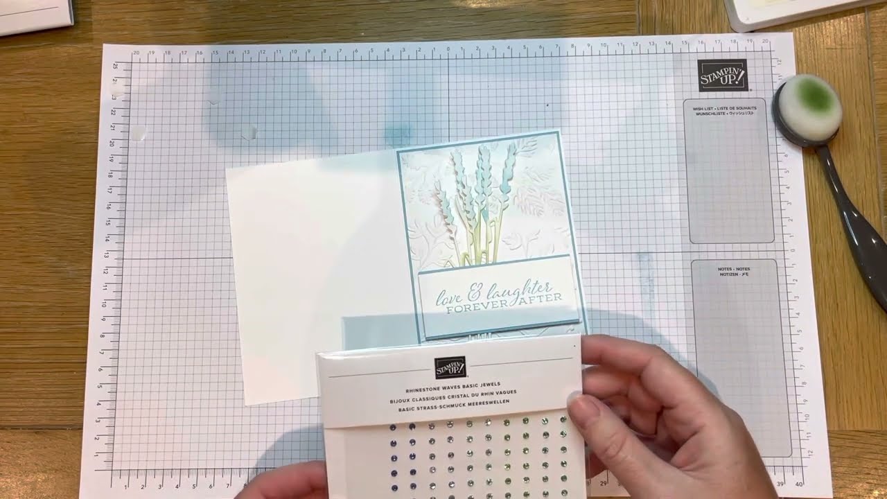 Twigs & Springs Stampin Up! Wedding card