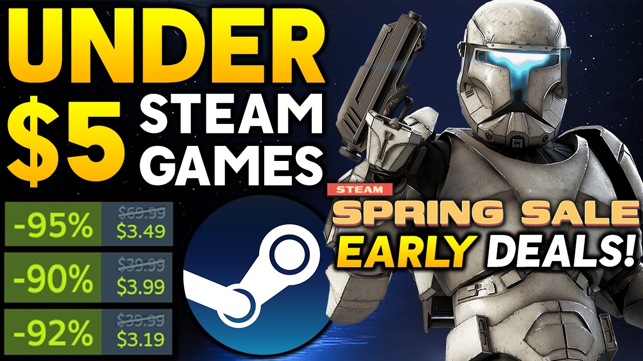 STEAM SPRING SALE 2026 EARLY DEALS UNDER $5 - GREAT STEAM SPRING SALE ...