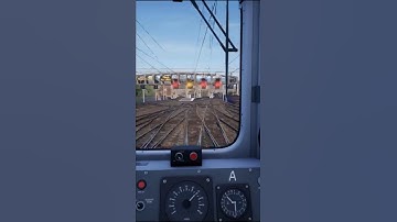 When a train enters the station too fast in TSW  #shorts