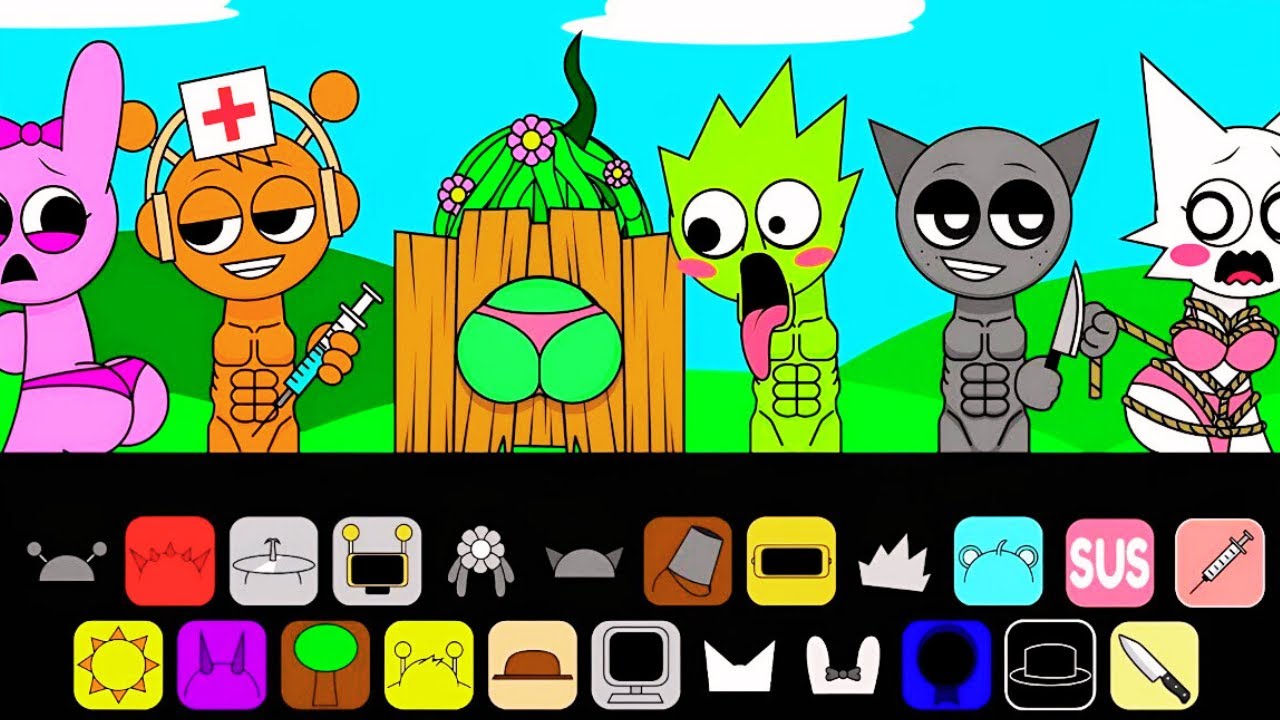 Incredibox Sprunki Sinner Edition But HUGEST GYATT OBESITY - Secret Mods | Cartoon Animation 3