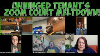 Unhinged Tenant Takes Zoom Court Completely Off The Rails!