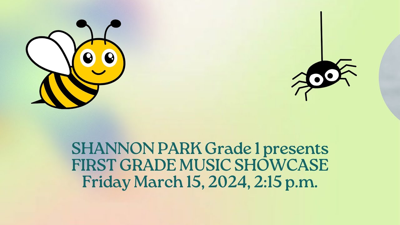 Shannon Park Elementary Grade 1 Music Showcase 2024 YouTube