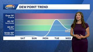 Video: Sunny and comfortable Saturday ahead of stray shower chances later this weekend