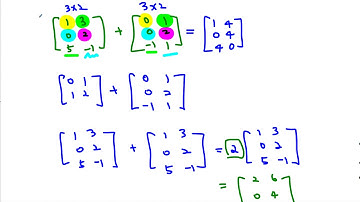 Pre Calculus   Matrix basic operations
