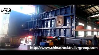 3 units 40ft container flatbed semi trailer ready shipping