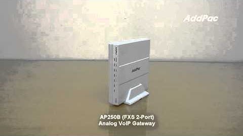 AP250B 2-Port FXS ATA VoIP Gateway (2포트 FXS ATA VoIP 게이트웨이) | AddPac