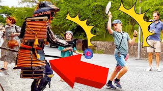 #22 SAMURAI Mannequin Prank in Kyoto & Osaka Castle Japan