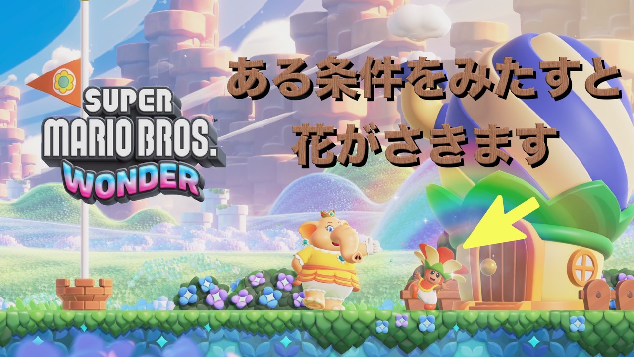 マリオブラザーズワンダー】何もかもが パワーアップした マリオで遊ん