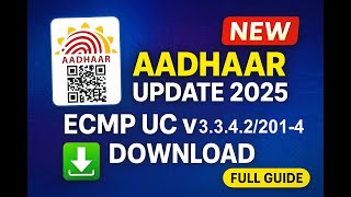 Aadhaar New Software Update 2025 || ECMP UC v201-4 Download || UCL OTA Full Guide screenshot 3
