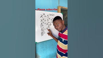 Learning how to solve exponential equations #maths #basicproblems #mathequations #education #fyp