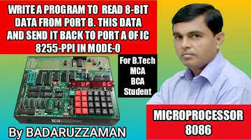8255 Programmable Peripheral Interface - 8086 Microprocessor