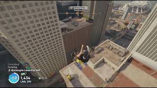 Thread the needle at Slappys rooftop gap