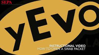 How to open a swab